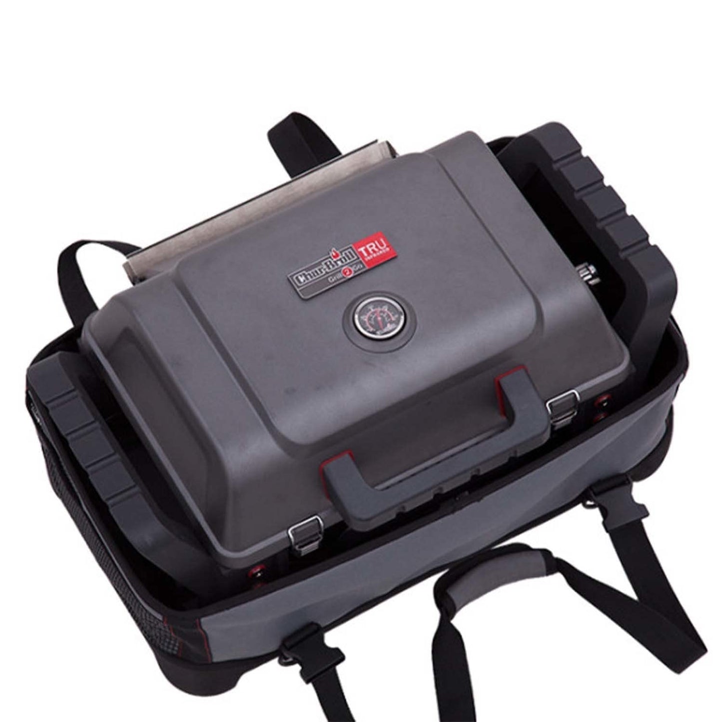 Char-Broil Barbacoa a Gas Grill2Go - Parrilla a gas portátil, tecnología TRU-Infrared, rejillas de acero inoxidable - Ideal para cocinar al aire libre, jardín y patio