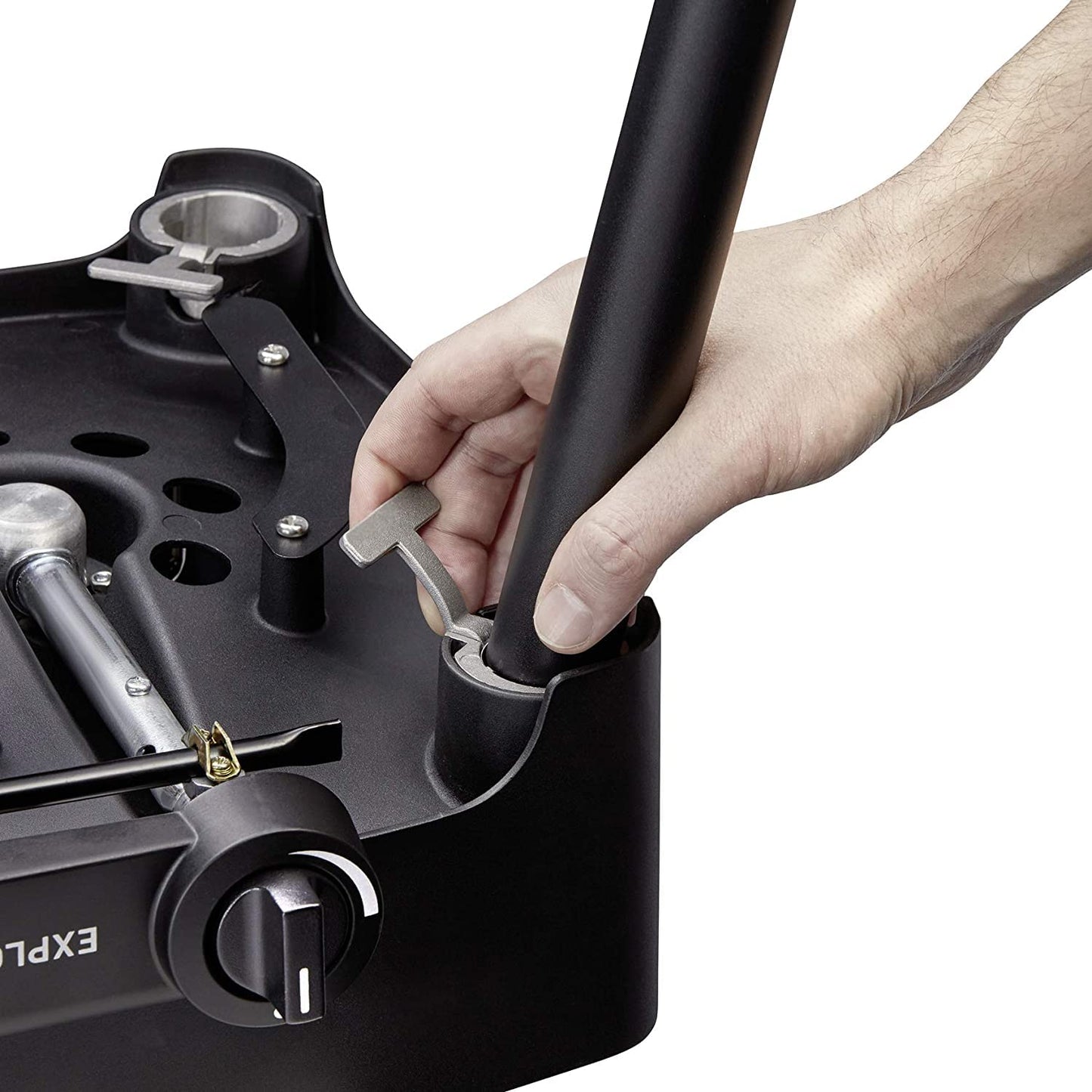 Enders Explorer Next Barbacoa gas para camping - Barbacoa de gas portátil para asar, cocinar y hornear - Barbacoa pequeña para balcón, jardín y terraza con 2 quemadores #210333