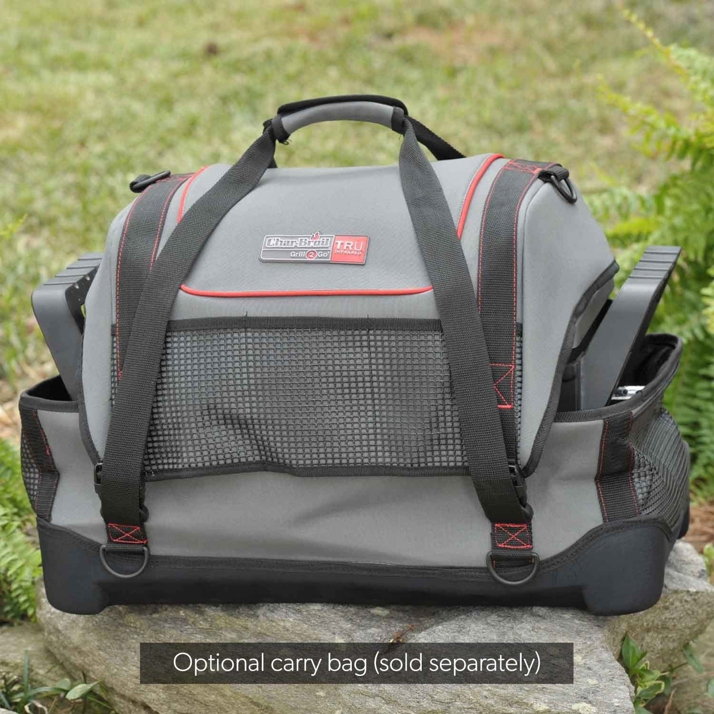 Char-Broil Barbacoa a Gas Grill2Go - Parrilla a gas portátil, tecnología TRU-Infrared, rejillas de acero inoxidable - Ideal para cocinar al aire libre, jardín y patio