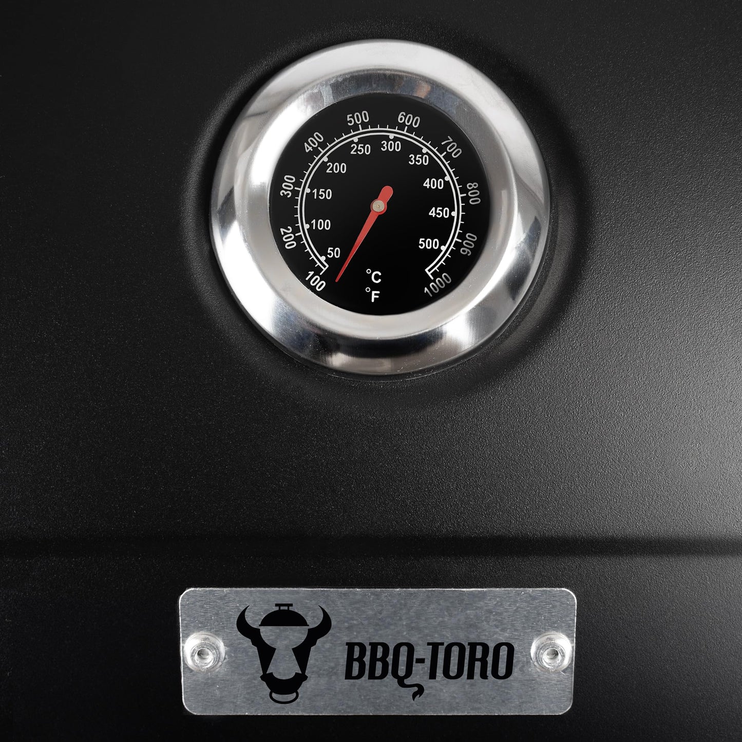 BBQ-Toro Carro Barbacoa de Carbón con Bandeja de Carbón Regulable en Altura | Barbacoa de Carbón con Tapa y Termómetro | Barbacoa de Carbón, Ahumador Barbacoa de Carbón, Barbacoa Grande XXL